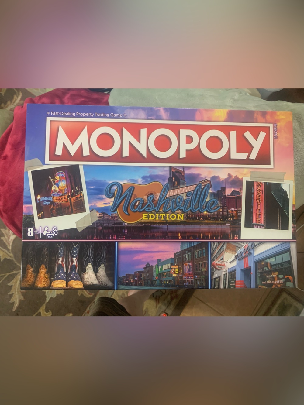 Monopoly Nashville Edition Board Game - all pieces and cards unopened